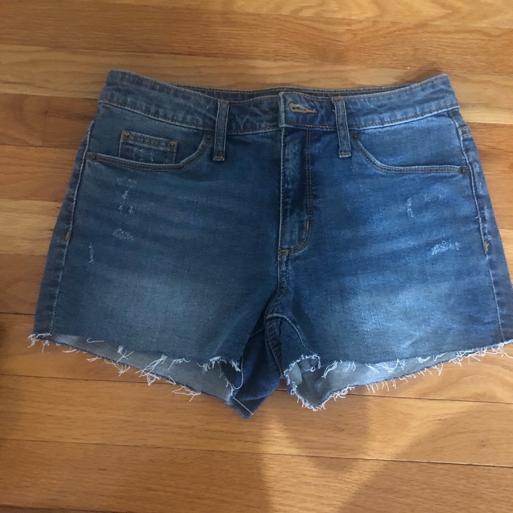 Denim shorts